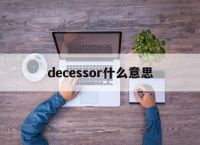 decessor什么意思[predecessor联想记忆]