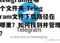 telegram文件怎么打开-telegraph下载文件位置