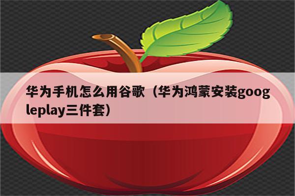 华为怎么安装谷歌应用市场-华为手机如何安装谷歌app